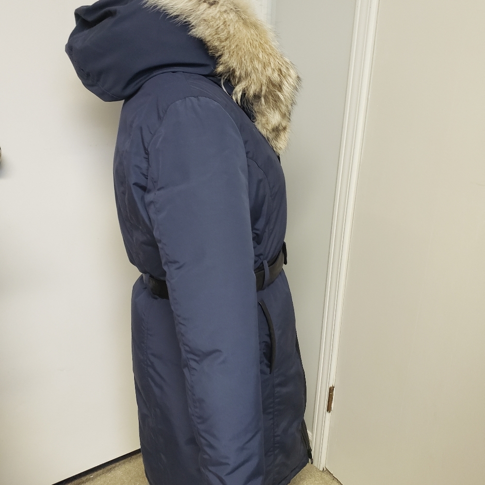 Arctic Parka Navy with Fur Trim - Picture 8 of 8